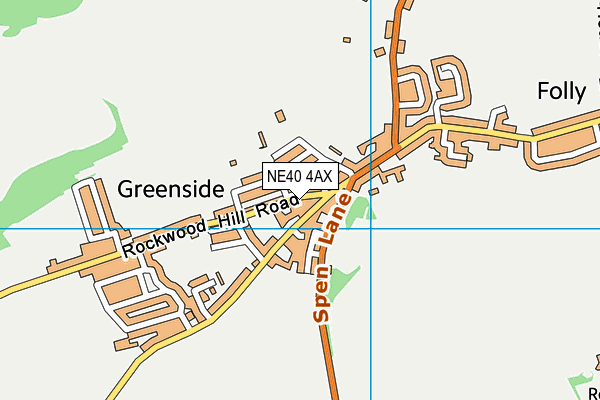 NE40 4AX map - OS VectorMap District (Ordnance Survey) NE40 4AX map - OS VectorMap District (Ordnance Survey)