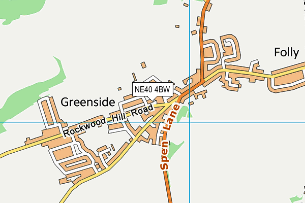 NE40 4BW map - OS VectorMap District (Ordnance Survey) NE40 4BW map - OS VectorMap District (Ordnance Survey)