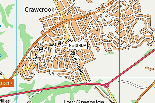 NE40 4DP map - OS VectorMap District (Ordnance Survey) NE40 4DP map - OS VectorMap District (Ordnance Survey)