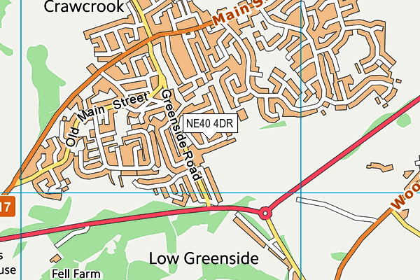NE40 4DR map - OS VectorMap District (Ordnance Survey) NE40 4DR map - OS VectorMap District (Ordnance Survey)