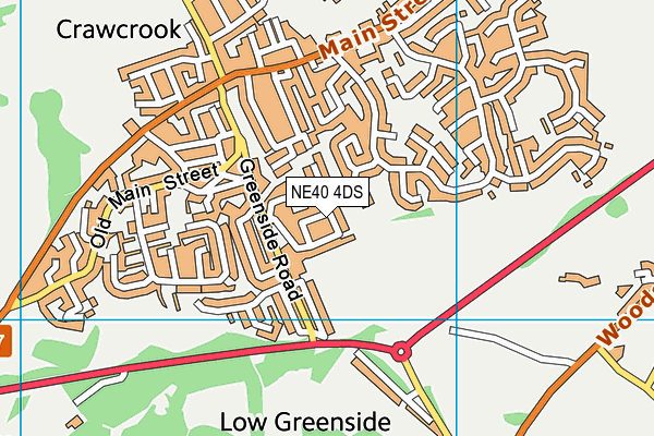 NE40 4DS map - OS VectorMap District (Ordnance Survey) NE40 4DS map - OS VectorMap District (Ordnance Survey)