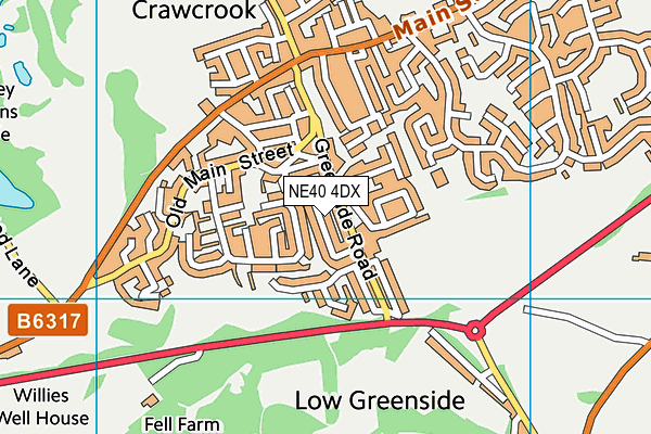 NE40 4DX map - OS VectorMap District (Ordnance Survey) NE40 4DX map - OS VectorMap District (Ordnance Survey)