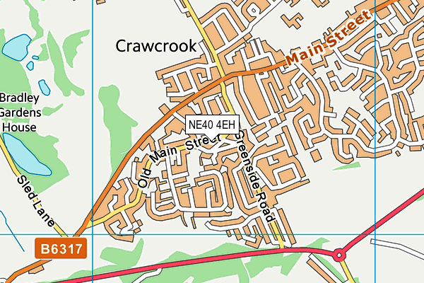 NE40 4EH map - OS VectorMap District (Ordnance Survey) NE40 4EH map - OS VectorMap District (Ordnance Survey)