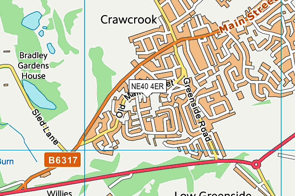 NE40 4ER map - OS VectorMap District (Ordnance Survey) NE40 4ER map - OS VectorMap District (Ordnance Survey)