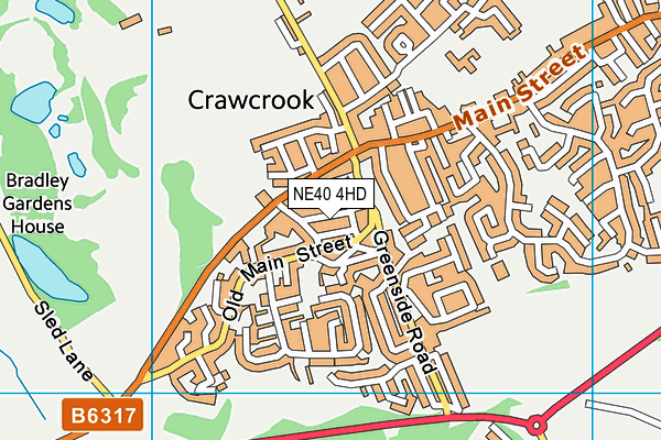 NE40 4HD map - OS VectorMap District (Ordnance Survey) NE40 4HD map - OS VectorMap District (Ordnance Survey)