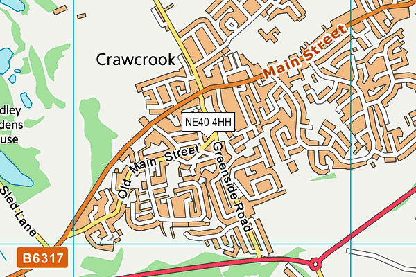 NE40 4HH map - OS VectorMap District (Ordnance Survey) NE40 4HH map - OS VectorMap District (Ordnance Survey)