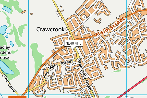 NE40 4HL map - OS VectorMap District (Ordnance Survey) NE40 4HL map - OS VectorMap District (Ordnance Survey)