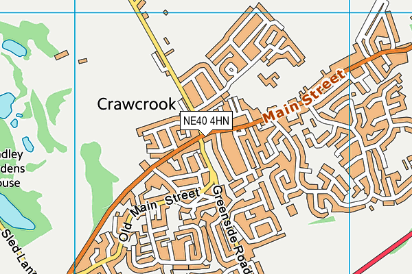 NE40 4HN map - OS VectorMap District (Ordnance Survey) NE40 4HN map - OS VectorMap District (Ordnance Survey)