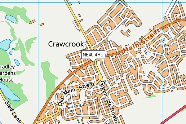 NE40 4HU map - OS VectorMap District (Ordnance Survey) NE40 4HU map - OS VectorMap District (Ordnance Survey)