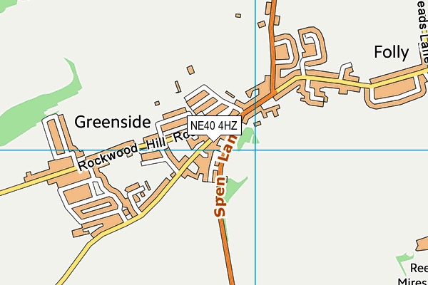 NE40 4HZ map - OS VectorMap District (Ordnance Survey) NE40 4HZ map - OS VectorMap District (Ordnance Survey)