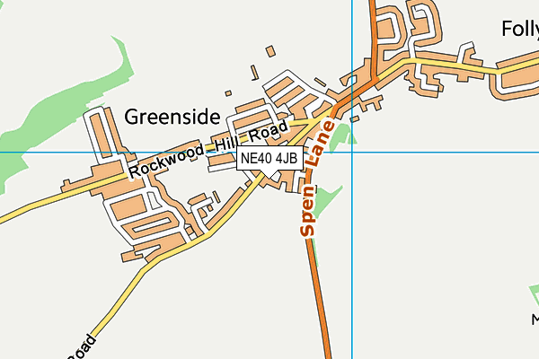 NE40 4JB map - OS VectorMap District (Ordnance Survey) NE40 4JB map - OS VectorMap District (Ordnance Survey)