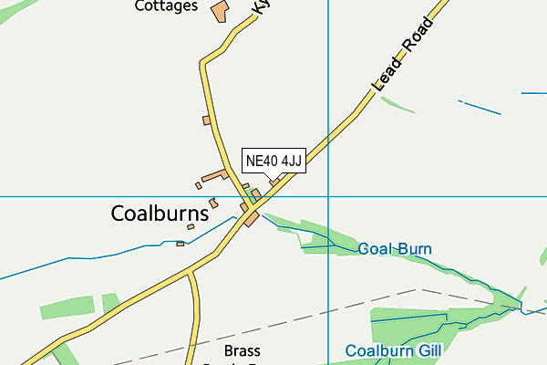 NE40 4JJ map - OS VectorMap District (Ordnance Survey)