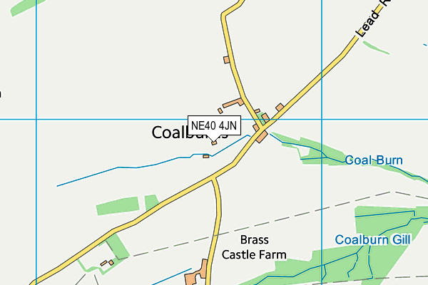 NE40 4JN map - OS VectorMap District (Ordnance Survey)