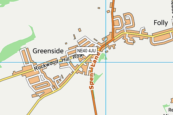 NE40 4JU map - OS VectorMap District (Ordnance Survey) NE40 4JU map - OS VectorMap District (Ordnance Survey)