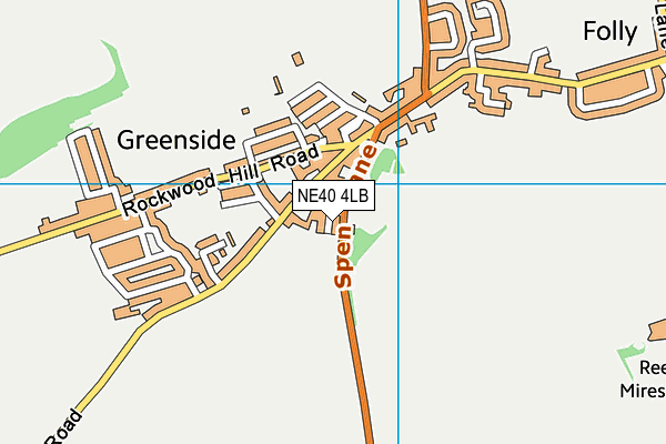 NE40 4LB map - OS VectorMap District (Ordnance Survey) NE40 4LB map - OS VectorMap District (Ordnance Survey)
