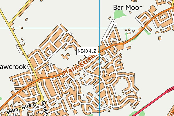 NE40 4LZ map - OS VectorMap District (Ordnance Survey) NE40 4LZ map - OS VectorMap District (Ordnance Survey)