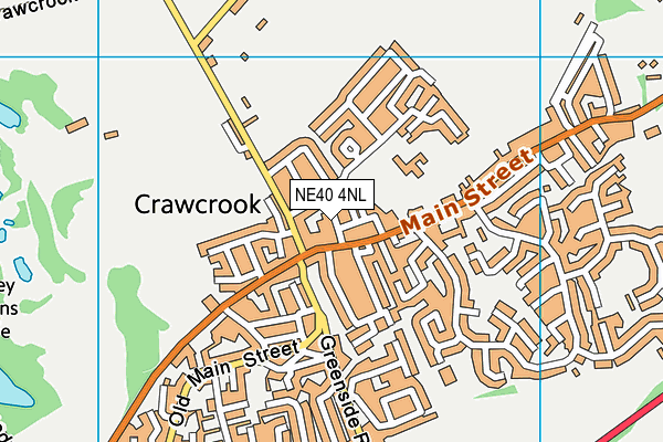NE40 4NL map - OS VectorMap District (Ordnance Survey)