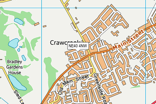 NE40 4NW map - OS VectorMap District (Ordnance Survey) NE40 4NW map - OS VectorMap District (Ordnance Survey)