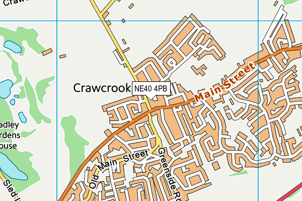 NE40 4PB map - OS VectorMap District (Ordnance Survey) NE40 4PB map - OS VectorMap District (Ordnance Survey)