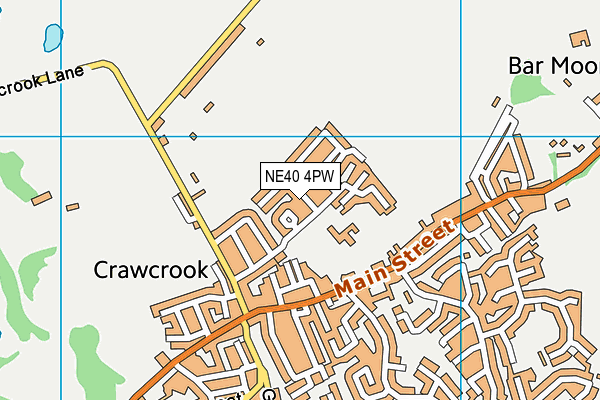 NE40 4PW map - OS VectorMap District (Ordnance Survey) NE40 4PW map - OS VectorMap District (Ordnance Survey)