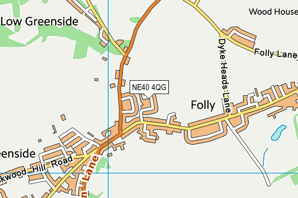 NE40 4QG map - OS VectorMap District (Ordnance Survey) NE40 4QG map - OS VectorMap District (Ordnance Survey)