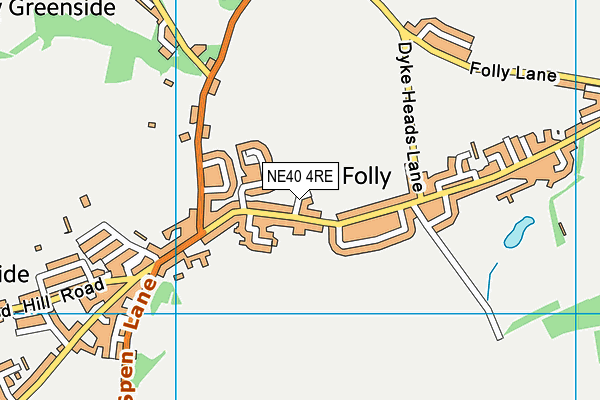 NE40 4RE map - OS VectorMap District (Ordnance Survey) NE40 4RE map - OS VectorMap District (Ordnance Survey)