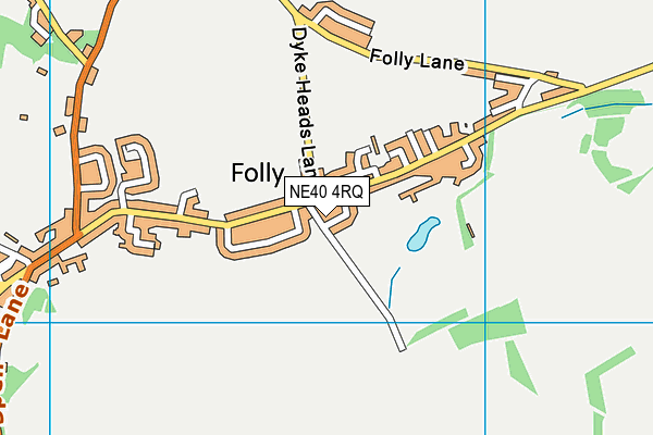 NE40 4RQ map - OS VectorMap District (Ordnance Survey) NE40 4RQ map - OS VectorMap District (Ordnance Survey)