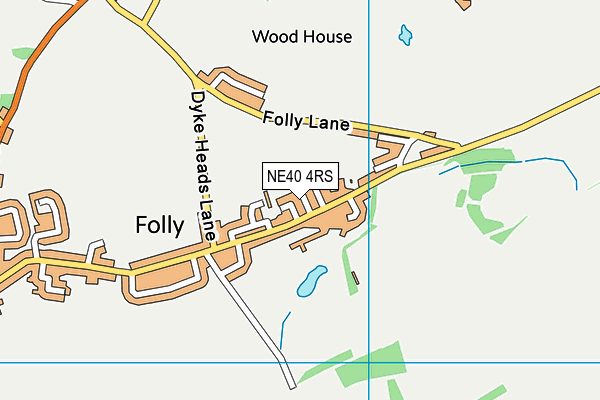 NE40 4RS map - OS VectorMap District (Ordnance Survey) NE40 4RS map - OS VectorMap District (Ordnance Survey)