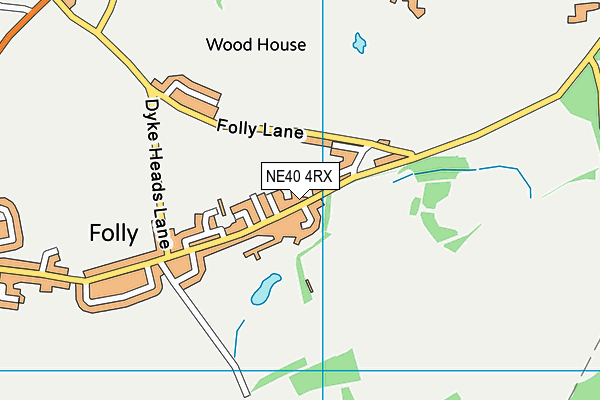 NE40 4RX map - OS VectorMap District (Ordnance Survey) NE40 4RX map - OS VectorMap District (Ordnance Survey)
