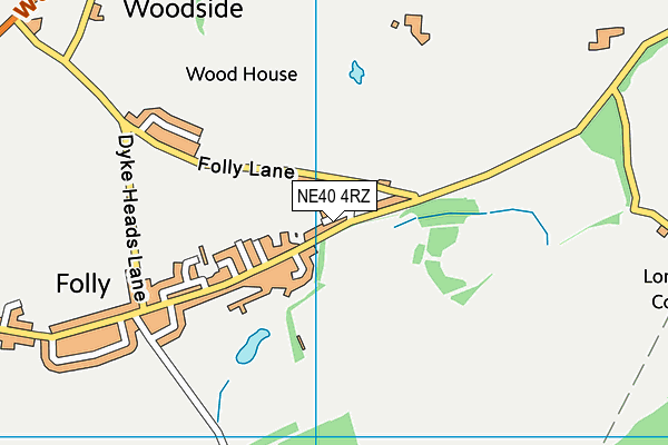 NE40 4RZ map - OS VectorMap District (Ordnance Survey) NE40 4RZ map - OS VectorMap District (Ordnance Survey)