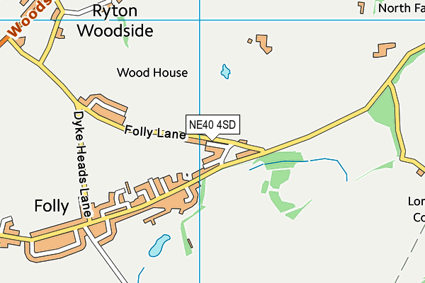 NE40 4SD map - OS VectorMap District (Ordnance Survey) NE40 4SD map - OS VectorMap District (Ordnance Survey)