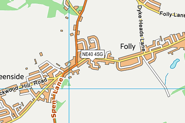 NE40 4SG map - OS VectorMap District (Ordnance Survey) NE40 4SG map - OS VectorMap District (Ordnance Survey)