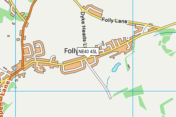 NE40 4SL map - OS VectorMap District (Ordnance Survey) NE40 4SL map - OS VectorMap District (Ordnance Survey)