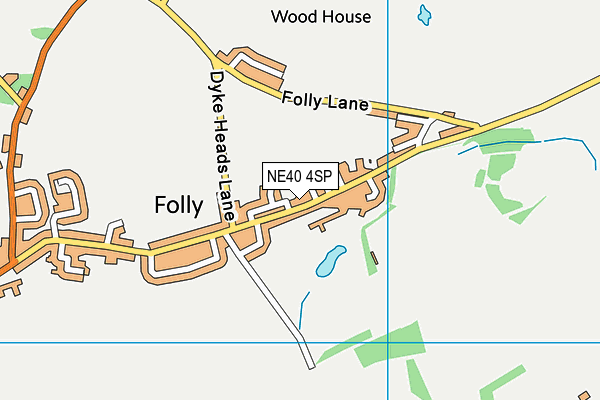 NE40 4SP map - OS VectorMap District (Ordnance Survey) NE40 4SP map - OS VectorMap District (Ordnance Survey)