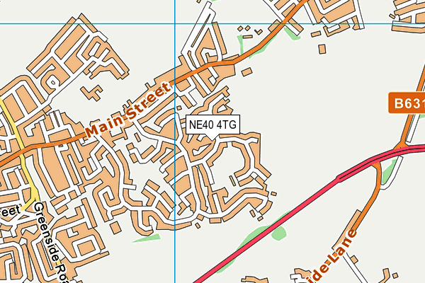 NE40 4TG map - OS VectorMap District (Ordnance Survey) NE40 4TG map - OS VectorMap District (Ordnance Survey)