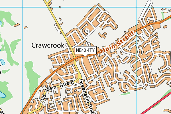 NE40 4TY map - OS VectorMap District (Ordnance Survey) NE40 4TY map - OS VectorMap District (Ordnance Survey)