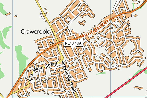 NE40 4UA map - OS VectorMap District (Ordnance Survey)