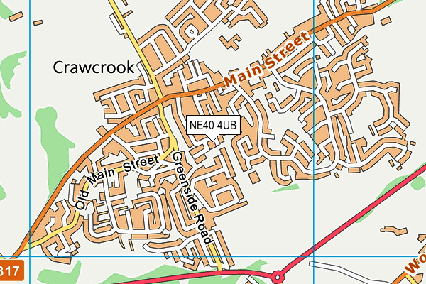 NE40 4UB map - OS VectorMap District (Ordnance Survey) NE40 4UB map - OS VectorMap District (Ordnance Survey)