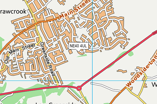 NE40 4UL map - OS VectorMap District (Ordnance Survey) NE40 4UL map - OS VectorMap District (Ordnance Survey)