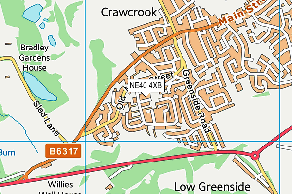 NE40 4XB map - OS VectorMap District (Ordnance Survey) NE40 4XB map - OS VectorMap District (Ordnance Survey)