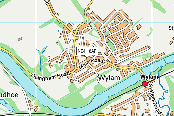 NE41 8AF map - OS VectorMap District (Ordnance Survey) NE41 8AF map - OS VectorMap District (Ordnance Survey)