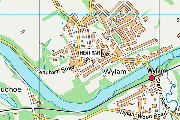 NE41 8AH map - OS VectorMap District (Ordnance Survey) NE41 8AH map - OS VectorMap District (Ordnance Survey)