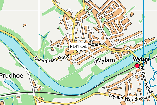 NE41 8AL map - OS VectorMap District (Ordnance Survey) NE41 8AL map - OS VectorMap District (Ordnance Survey)