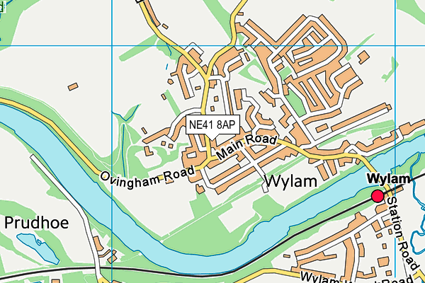 NE41 8AP map - OS VectorMap District (Ordnance Survey) NE41 8AP map - OS VectorMap District (Ordnance Survey)