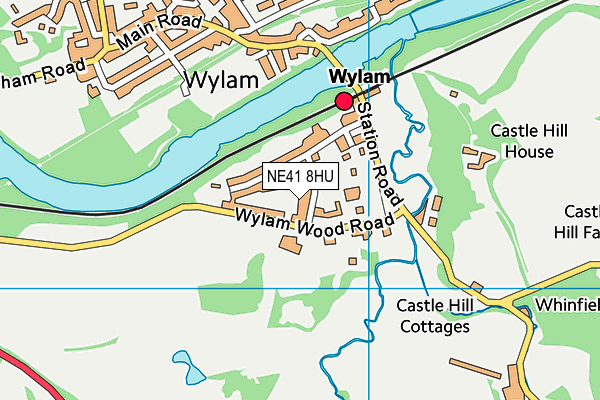 NE41 8HU map - OS VectorMap District (Ordnance Survey) NE41 8HU map - OS VectorMap District (Ordnance Survey)