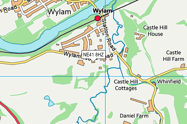NE41 8HZ map - OS VectorMap District (Ordnance Survey) NE41 8HZ map - OS VectorMap District (Ordnance Survey)