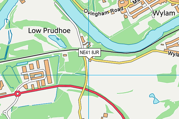 NE41 8JR map - OS VectorMap District (Ordnance Survey) NE41 8JR map - OS VectorMap District (Ordnance Survey)