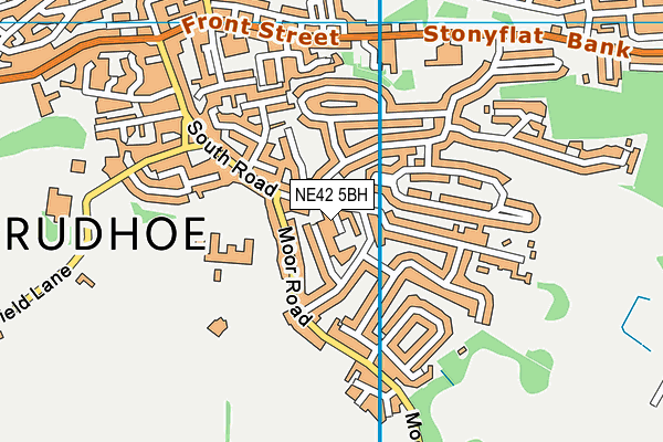 NE42 5BH map - OS VectorMap District (Ordnance Survey) NE42 5BH map - OS VectorMap District (Ordnance Survey)