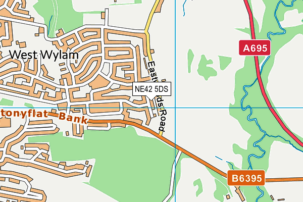 NE42 5DS map - OS VectorMap District (Ordnance Survey) NE42 5DS map - OS VectorMap District (Ordnance Survey)