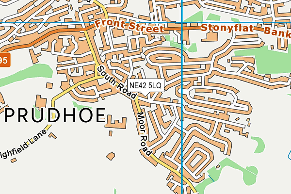 NE42 5LQ map - OS VectorMap District (Ordnance Survey) NE42 5LQ map - OS VectorMap District (Ordnance Survey)